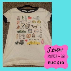 J. Crew NYC ringer tee